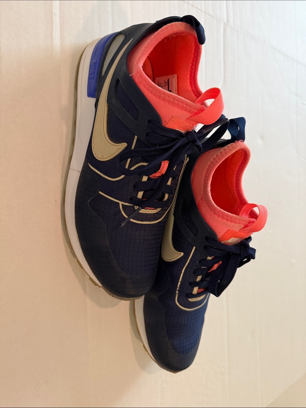 Nike W Air Pegasus 89 Tech SI in the Binary Blue / Oatmeal-Lava Glow